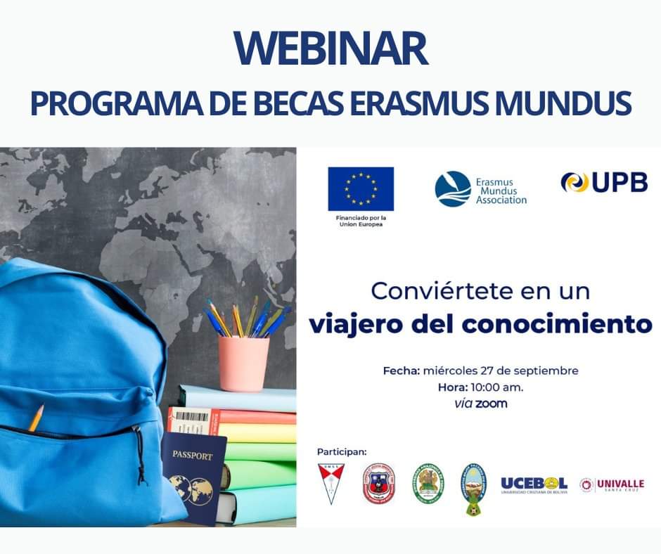 WEBINAR PROGRAMA DE BECAS ERASMUS MUNDUS