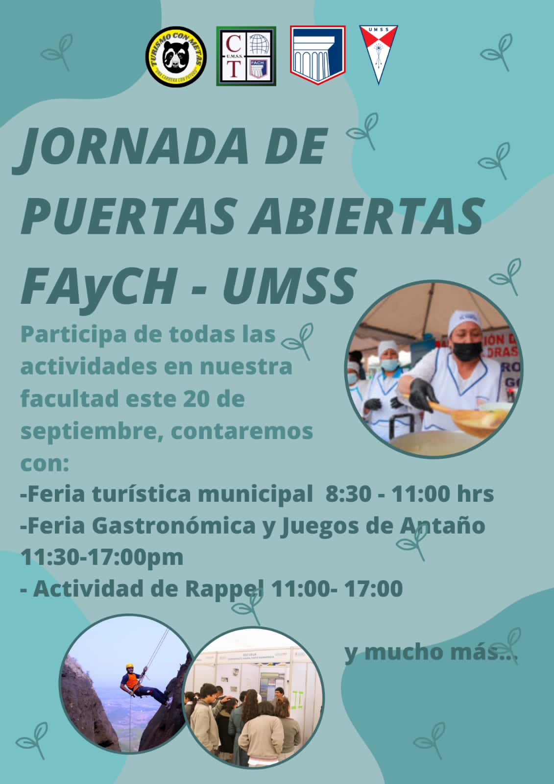 JORNADA DE PUERTAS ABIERTAS FACH- UMSS