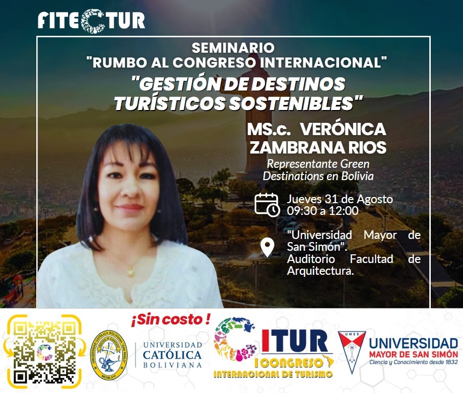 SEMINARIO»RUMBO AL CONGRESO INTERNACIONAL»»GESTIÓN DE DESTINOS SOSTENIBLES»