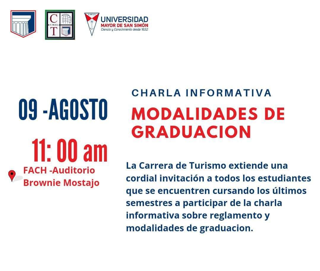 CHARLA INFORMATIVA MODALIDADES DE GRADUACION